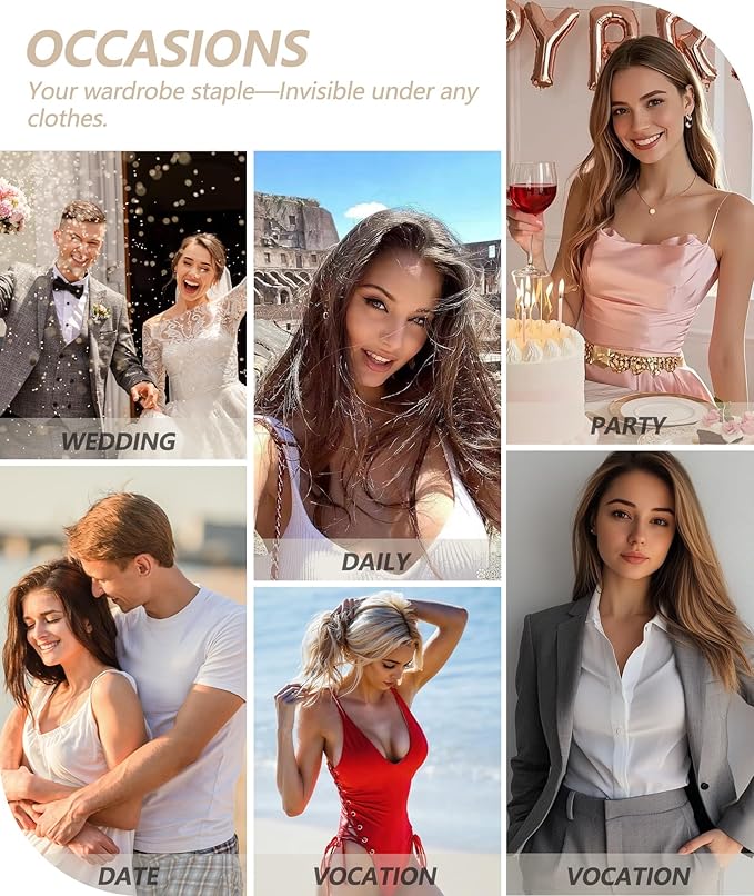 WERBELIN Lingerie accessories, namely, removable silicone breast enhancer pads used in a bra,Bra Inserts Push Up,Invisible Gel Breast Pads,Bust Bra Padding Enhancer for Bathing Suit