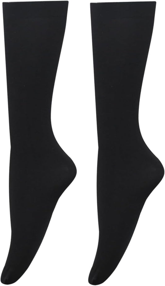 BLUEENJOY Knee-high stockings Women's  Stretchy Nylon Knee High Stockings Socks