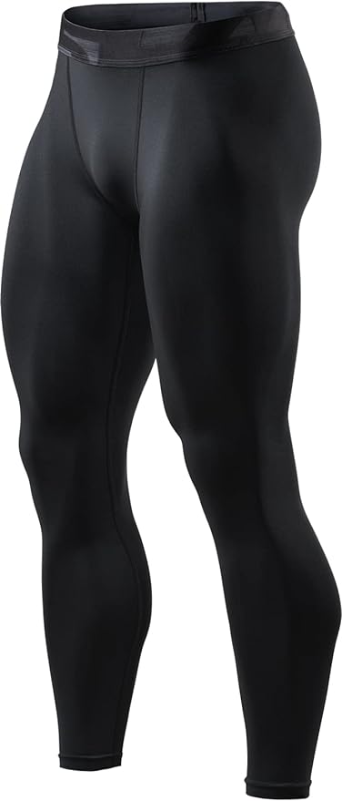 LAITE HEBE Men's Compression trousers, Cool Dry Athletic Workout Running
