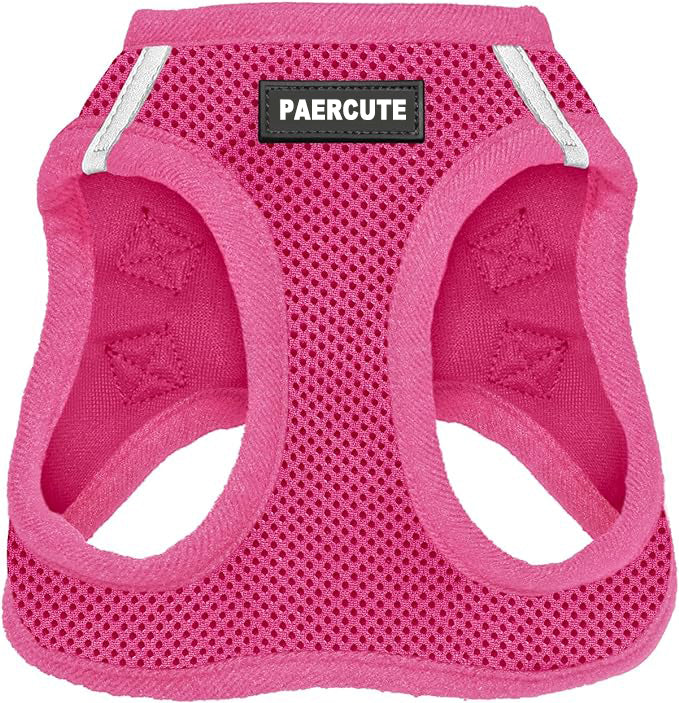 PAERCUTE Step-in Air Dog Harness - All Weather Mesh Step in Vest Harness for Small and Medium Dogs by Best Pet Supplies