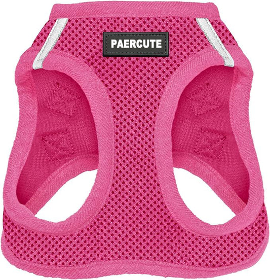 PAERCUTE Step-in Air Dog Harness - All Weather Mesh Step in Vest Harness for Small and Medium Dogs by Best Pet Supplies