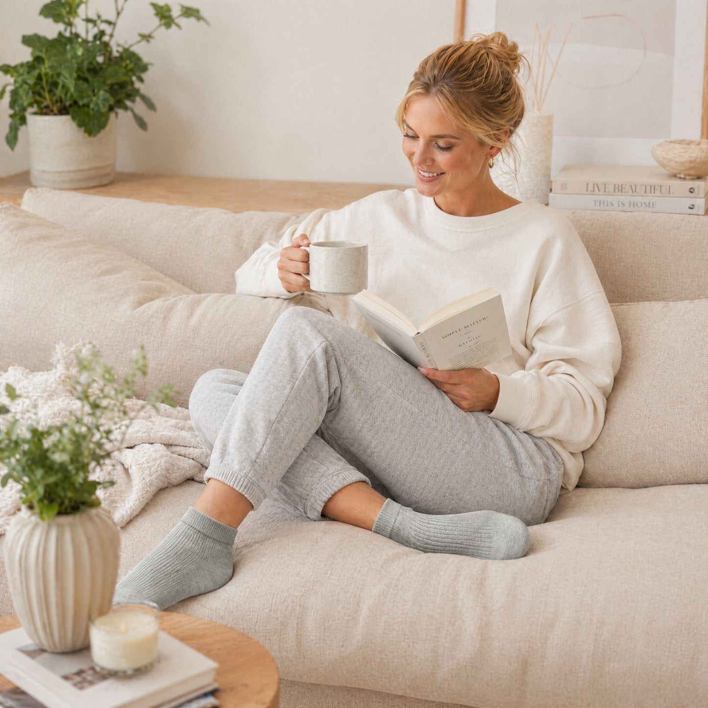 LAITE HEBE Ankle socks Soft Cotton Ankle Socks, Breathable Low Cut Short Socks, Casual Lightweight Athletic Socks, Non Slip Comfortable Daily Wear Socks
