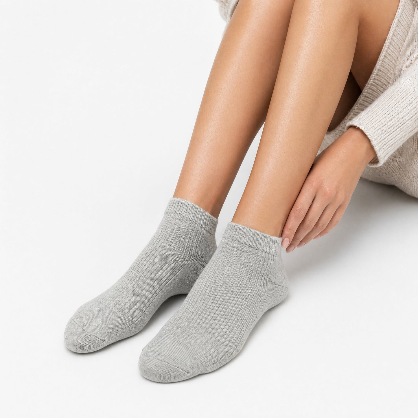 LAITE HEBE Ankle socks Soft Cotton Ankle Socks, Breathable Low Cut Short Socks, Casual Lightweight Athletic Socks, Non Slip Comfortable Daily Wear Socks
