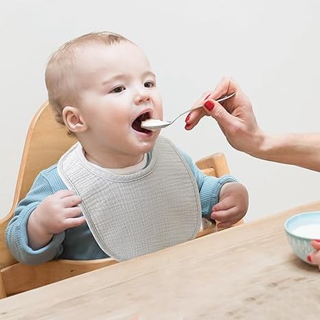 BLUEENJOY Cloth bibs,Baby Bibs for Boys Girls, Soft Cotton Baby Bibs for Drooling and Teething, Absorbent & Adjustable Drool Bibs for Infant Newborn