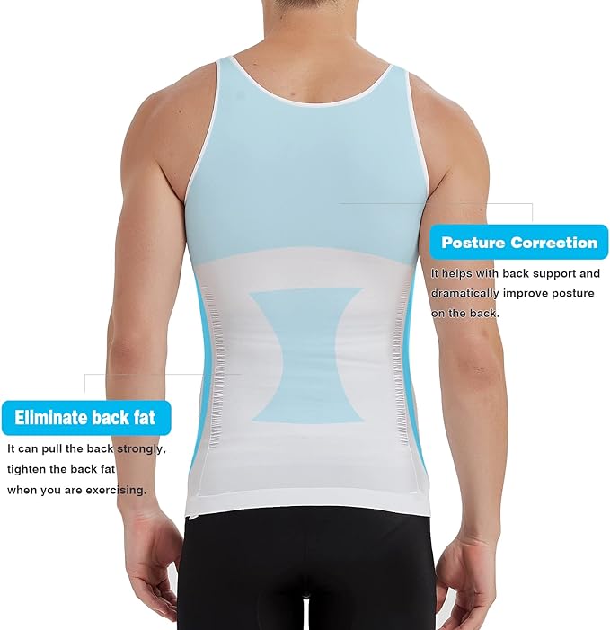 LAITE HEBE Compression vests Slimming Body Shaper Tank Top Abs Abdomen Slim Vest Undershirt