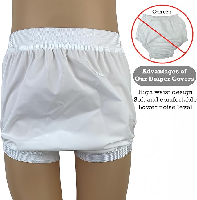 DOYOO Babies' diaper-pants,Reusable Cloth Diaper Cover for Baby, Waterproof Plastic Underwear for Potty Training