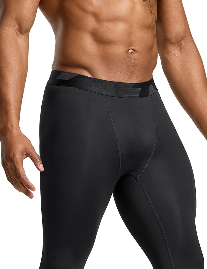 LAITE HEBE Men's Compression trousers, Cool Dry Athletic Workout Running