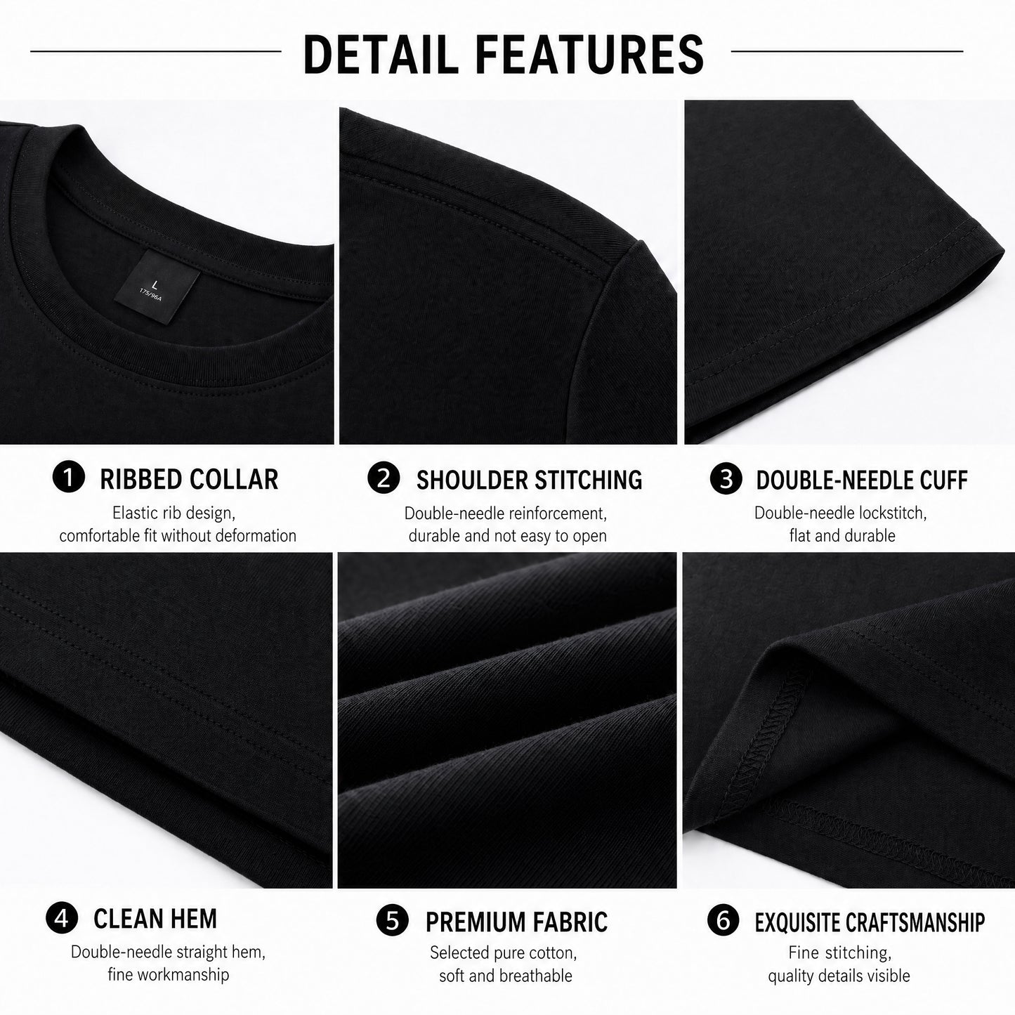 LAITE HEBE T-shirts,Casual Short Sleeve T-Shirt, Soft Breathable Crew Neck Tee, Loose Fit Basic Solid Color T Shirts, Lightweight Daily Wear Tops