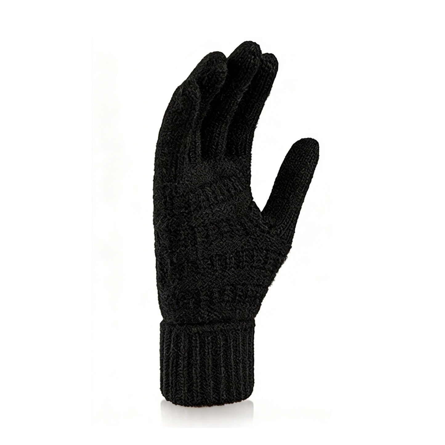 WERBELIN Gloves as clothing，Winter Gloves Knit Touch Screen Soft Warm Elastic Full Fingers Glove for Cold Weather
