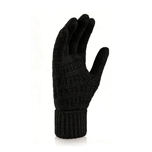 WERBELIN Gloves as clothing，Winter Gloves Knit Touch Screen Soft Warm Elastic Full Fingers Glove for Cold Weather