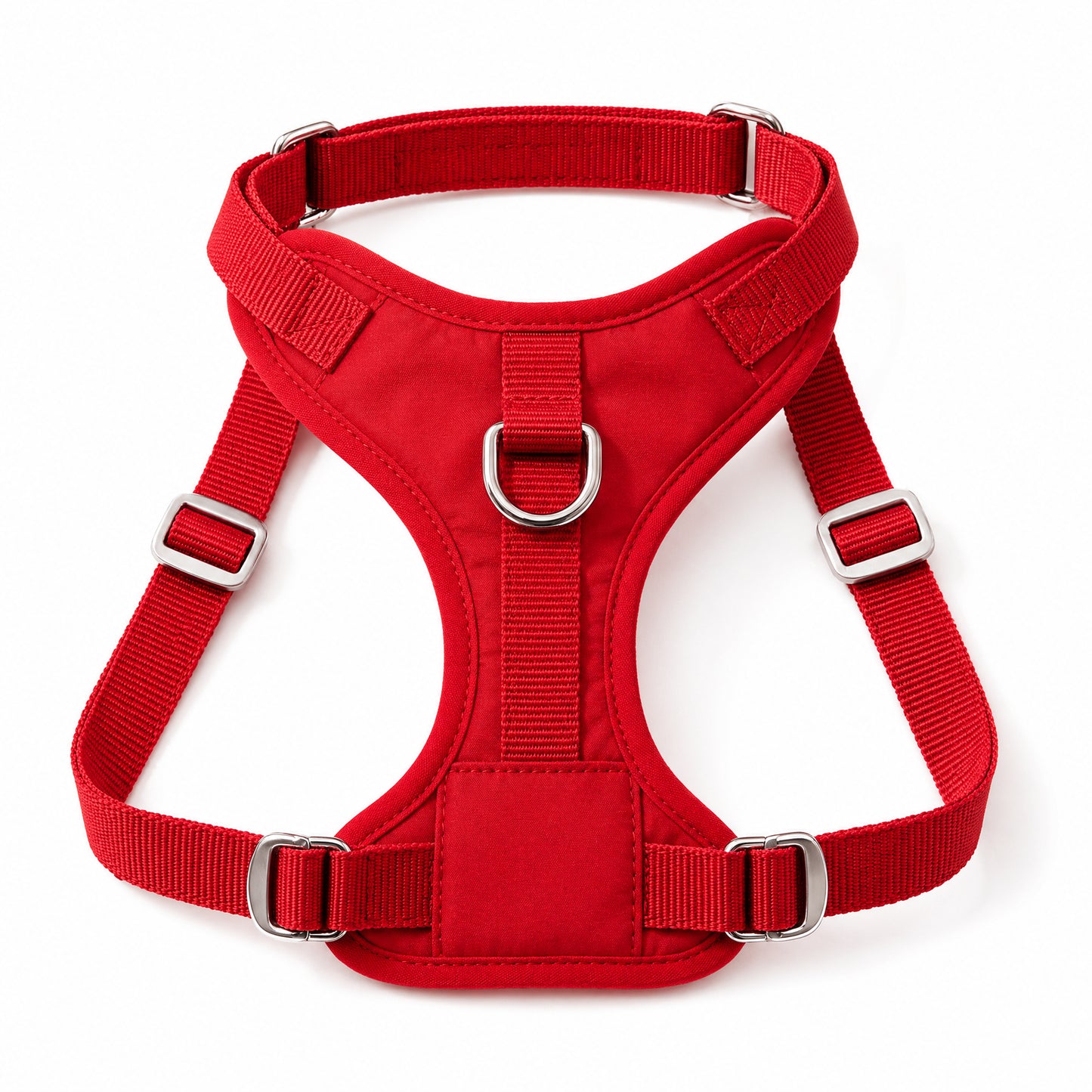 BLUETREE Harness for animals Adjustable Solid Color Dog Harness, No-Pull Pet Vest with Reflective Strips, Comfortable & Safe Harness