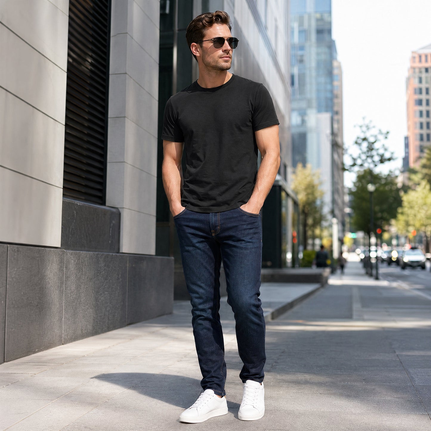 LAITE HEBE T-shirts,Casual Short Sleeve T-Shirt, Soft Breathable Crew Neck Tee, Loose Fit Basic Solid Color T Shirts, Lightweight Daily Wear Tops