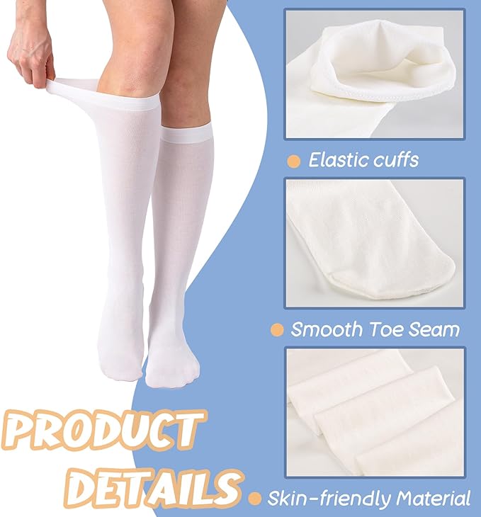 COOLOVER Knee High Stocking for Women Trouser Tube Socks Women Knee High Stockings for Women Athletic