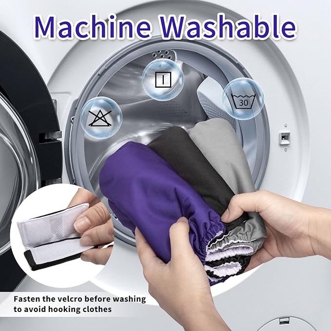 DOYOO Diapers for pets,Washable Dog Diapers Male,Pack of 3 High Absorbing Male Dog Diapers & Adjustable Strap Reusable Male Puppy Wraps for Small Dogs