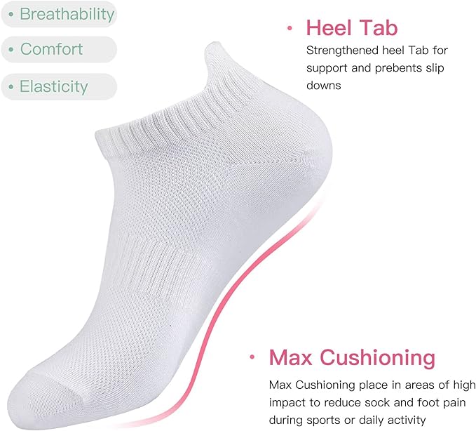 COOLOVER Womens Thin Breathable Cotton Socks and stockings for Women Socks
