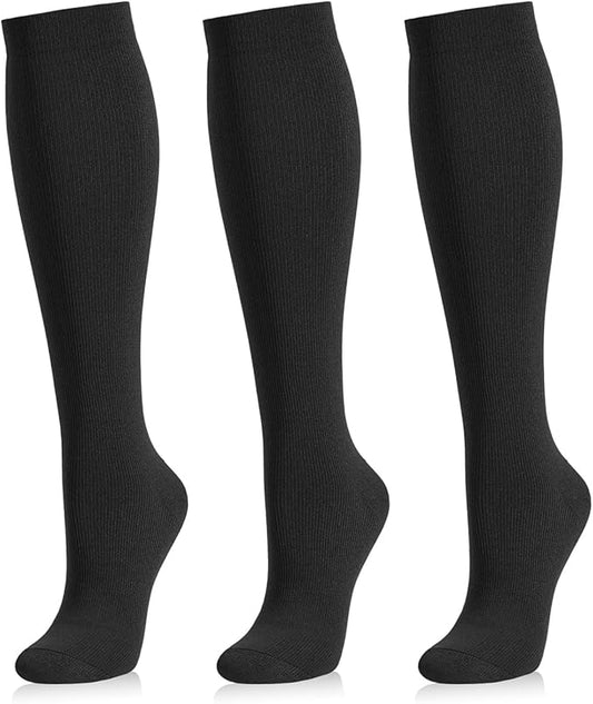 BHINEGO Compression socks for medical or therapeutic use,Medical Compression Socks for Women and Men Knee High Christmas Compression Stockings Circulation Best for Running Athletic Nurses