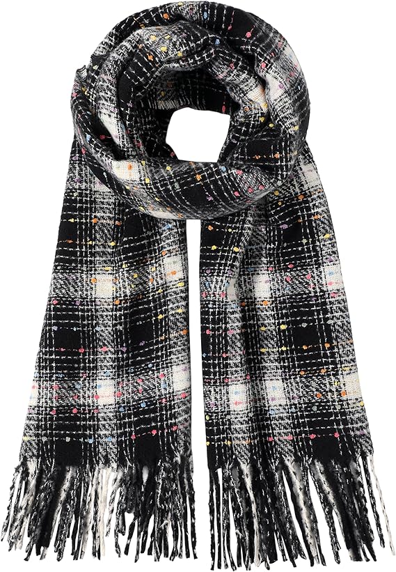 WERBELIN Scarves,Women's Winter Scarfs, Mohair Vintage Scarf for Cold Weather, Large Chunky Scarf Cashmere Feel Pashmina Wrap