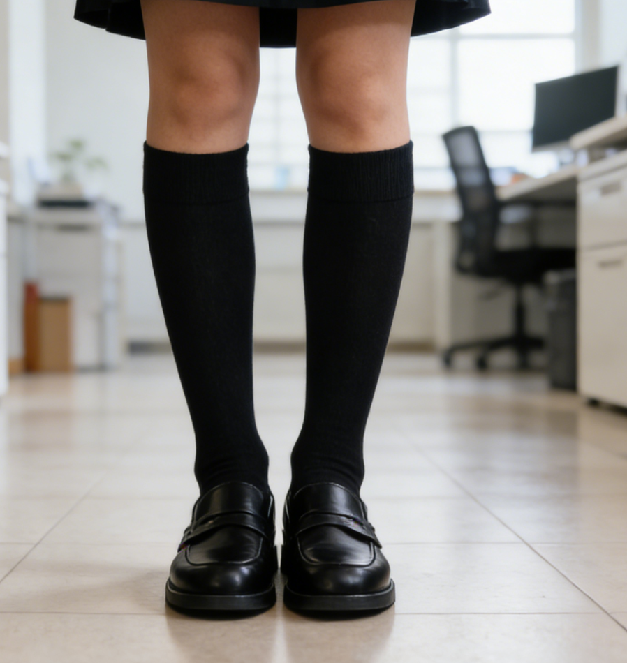 WERBELIN Trouser socks，5-Pack Women Trouser Socks with Comfort Band Stretchy Spandex Opaque Knee High